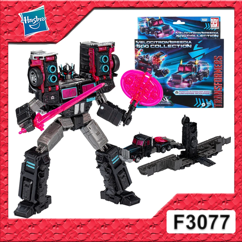 Hasbro Transformers Legacy Velocitron Speedia 500 Leader Robots in Disguise 2000 Universe Scourge Toys for Christmas Gift F3077
Hasbro Transformers Legacy Velocitron Speedia 500 Leader Robots in Disguise 2000 Universe Scourge Toys for Christmas Gift F3077