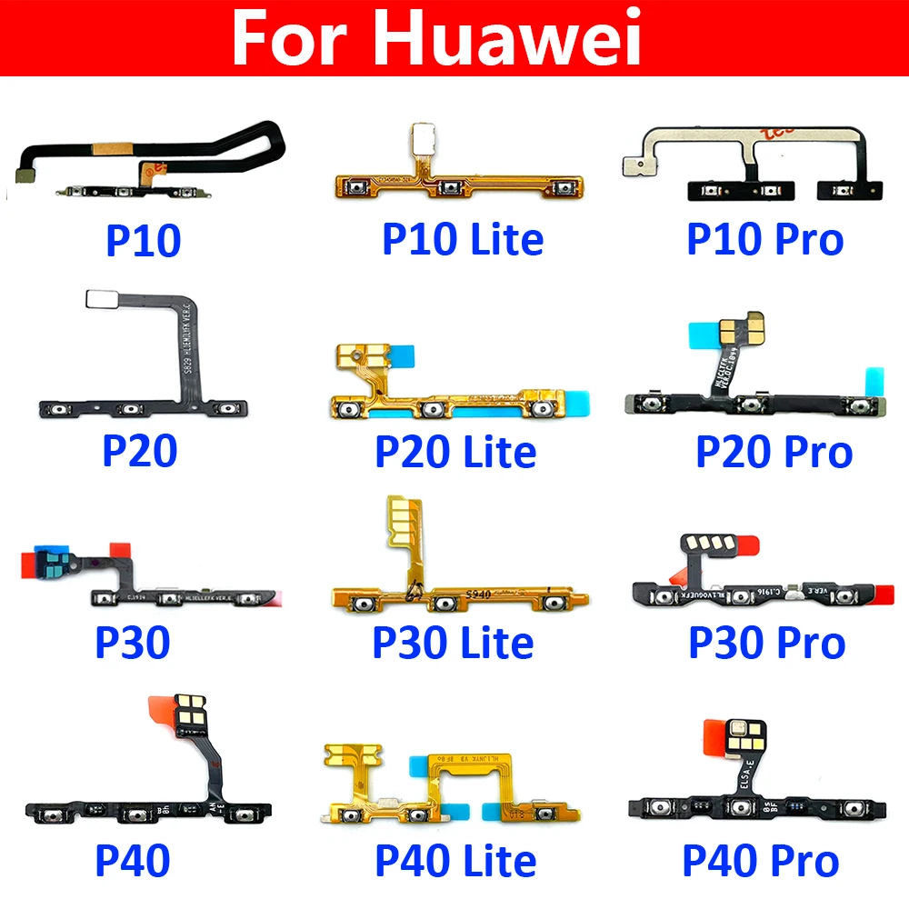 Power On Off Side Key Button Volume Button Flex Cable Ribbon For Huawei P30 P10 P20 Pro P40 Lite E 5G
Power On Off Side Key Button Volume Button Flex Cable Ribbon For Huawei P30 P10 P20 Pro P40 Lite E 5G