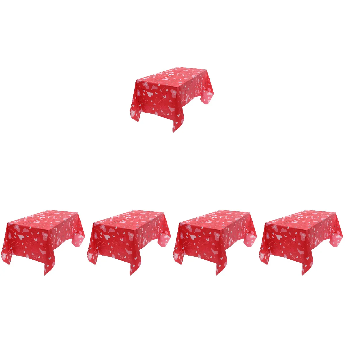 10 pcs Heart Pattern Tablecloth Decorative Table Cover Valentine Tablecloth
10 pcs Heart Pattern Tablecloth Decorative Table Cover Valentine Tablecloth