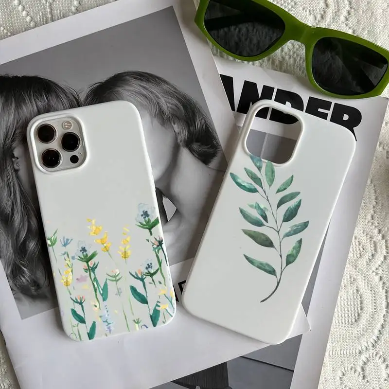 Watercolor plants with flower Phone Case White fundas shell cover for iphone 6 6s 7 8 plus xr x xs 11 12 13 mini pro max
Watercolor plants with flower Phone Case White fundas shell cover for iphone 6 6s 7 8 plus xr x xs 11 12 13 mini pro max
