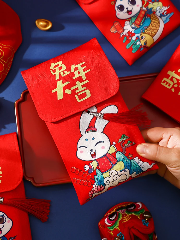 2023 New Chinese New Year Year of The Rabbit Big Red Envelope Spring Festival Chinese New Year Creative Children's Pressure Bag
2023 New Chinese New Year Year of The Rabbit Big Red Envelope Spring Festival Chinese New Year Creative Children's Pressure Bag