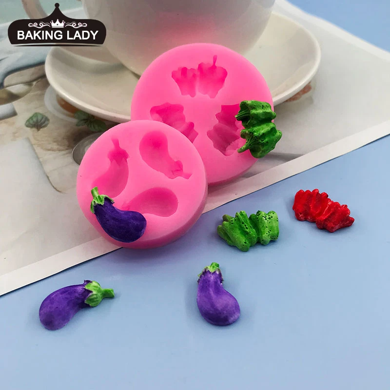 Small eggplant vegetable pepper silicone mold fondant chocolate cake decoration baking mold diy clay plaster mold 
Small eggplant vegetable pepper silicone mold fondant chocolate cake decoration baking mold diy clay plaster mold
