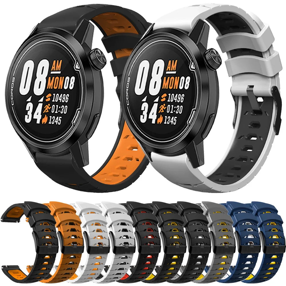 Ремешок силиконовый спортивный для COROS PACE 2, сменный Браслет для COROS APEX Pro APEX 46 мм 42 мм, 20/22 мм, аксессуары для наручных часов
Ремешок силиконовый спортивный для COROS PACE 2, сменный Браслет для COROS APEX Pro APEX 46 мм 42 мм, 20/22 мм, аксессуары для наручных часов