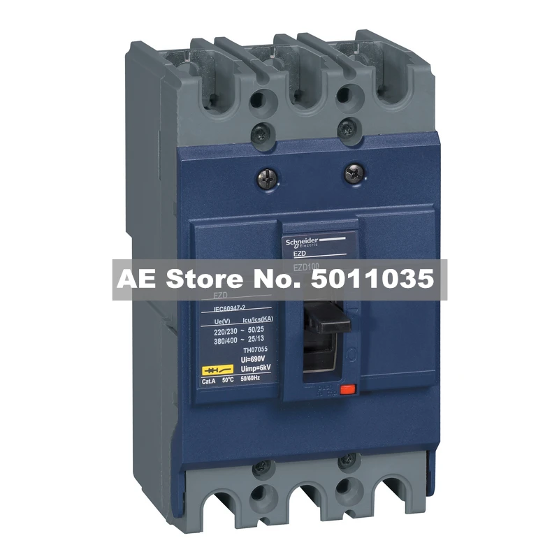 EZD100E3040N фиксированный автоматический выключатель для чехла Schneider Electric; EZD100E40A 3P3T Новый
EZD100E3040N фиксированный автоматический выключатель для чехла Schneider Electric; EZD100E40A 3P3T Новый