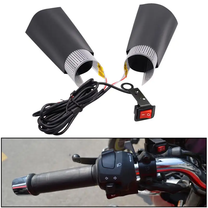 One Pair 12V Motorcycle Handlebar Heating Handle Heated Grips Handle with Adjustable Switch For Dirt Bike Motorcycle
One Pair 12V Motorcycle Handlebar Heating Handle Heated Grips Handle with Adjustable Switch For Dirt Bike Motorcycle