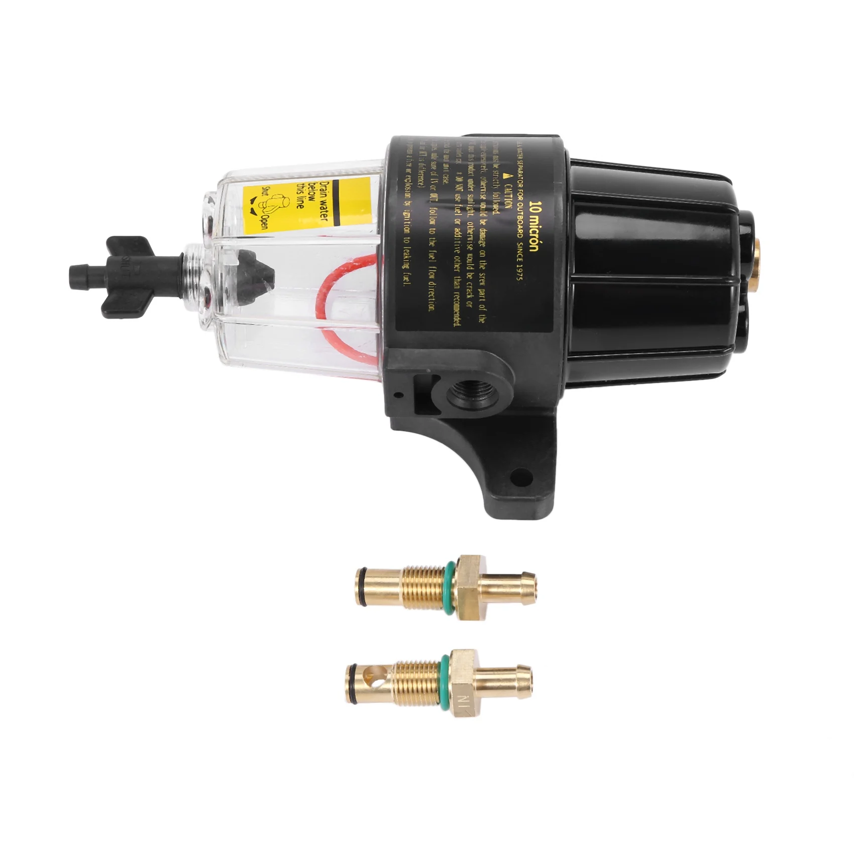 UF-10K Yacht Boat Gasoline Engine Fuel Filter Water Separator Assembly - Clear Bowl All Outboard Motors Fuel Tank
UF-10K Yacht Boat Gasoline Engine Fuel Filter Water Separator Assembly - Clear Bowl All Outboard Motors Fuel Tank