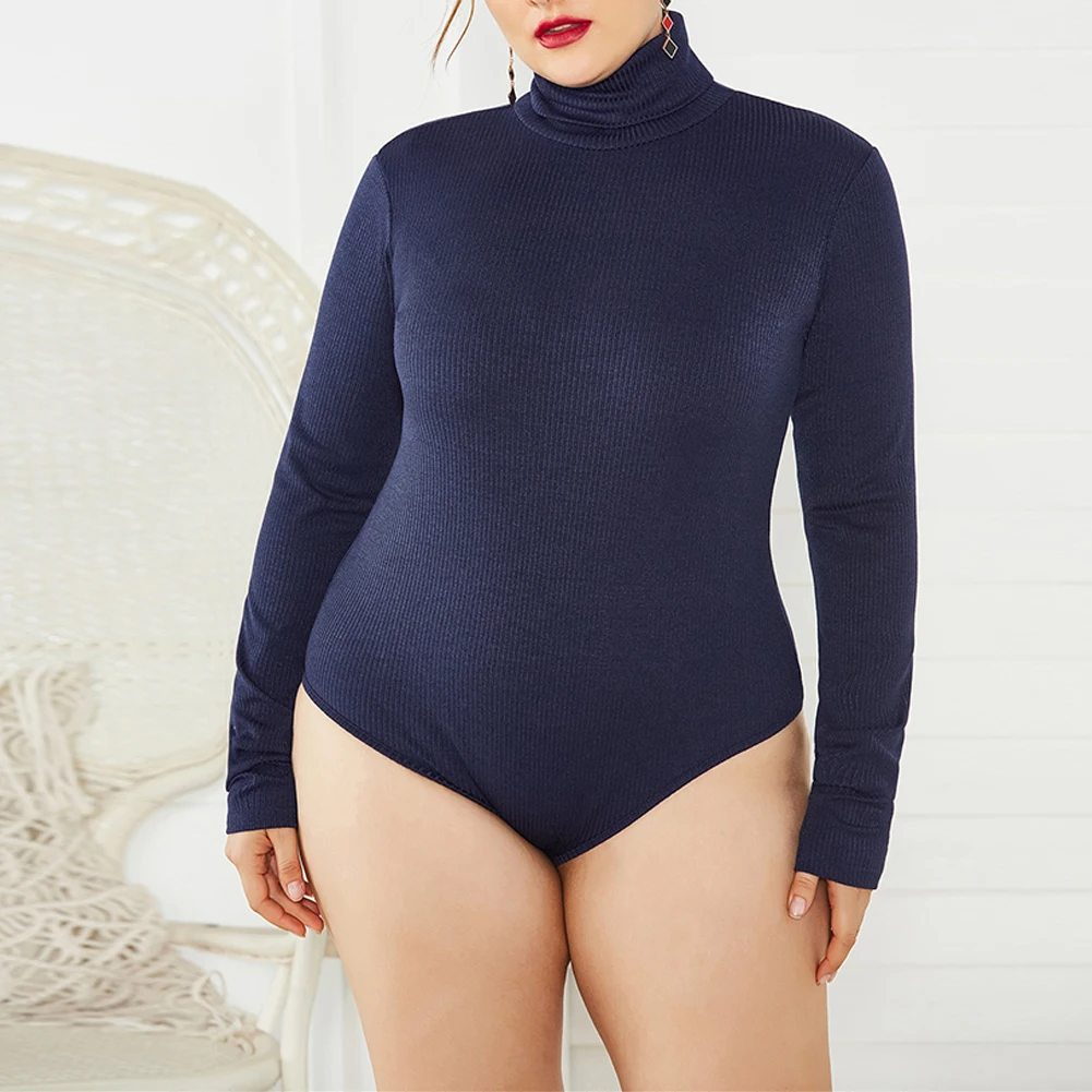 4XL 5XL Plus Size Women Turtleneck Bodysuit Autumn Winter Knit Body Tops Solid Long Sleeve Slim T-Shirt Sweater Streetwear A30
4XL 5XL Plus Size Women Turtleneck Bodysuit Autumn Winter Knit Body Tops Solid Long Sleeve Slim T-Shirt Sweater Streetwear A30