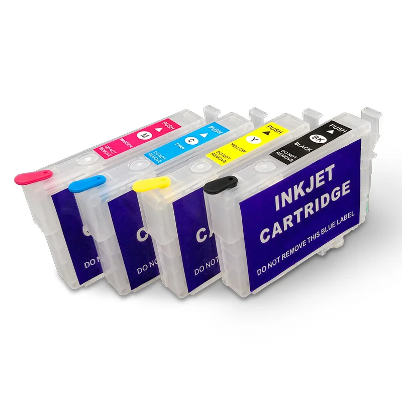 27XL T2701 T2711 Refill Ink Cartridges with ARC chip for Epson WF-7110 WF-7610 WF-7620 WF-3620 WF-3640 WF-7715 WF-7710 WF-7210
27XL T2701 T2711 Refill Ink Cartridges with ARC chip for Epson WF-7110 WF-7610 WF-7620 WF-3620 WF-3640 WF-7715 WF-7710 WF-7210