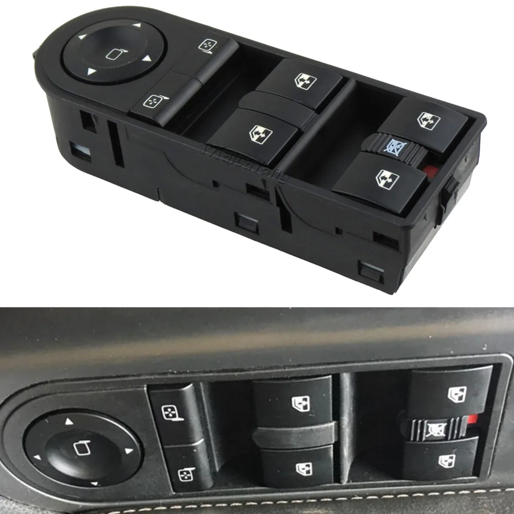 Кнопка переключения электрического стеклоподъемника для Vauxhall, Opel Astra H Zafira 13228699 13228877
Кнопка переключения электрического стеклоподъемника для Vauxhall, Opel Astra H Zafira 13228699 13228877