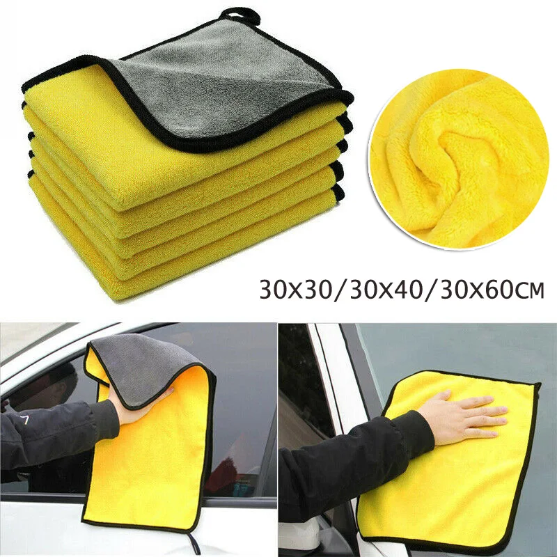 

Car Washing Towel Casement Dish Cleaning Cloth Rag Dry Strong Absorbent Soft Drying Towel Wash Auto Detailing Cloth