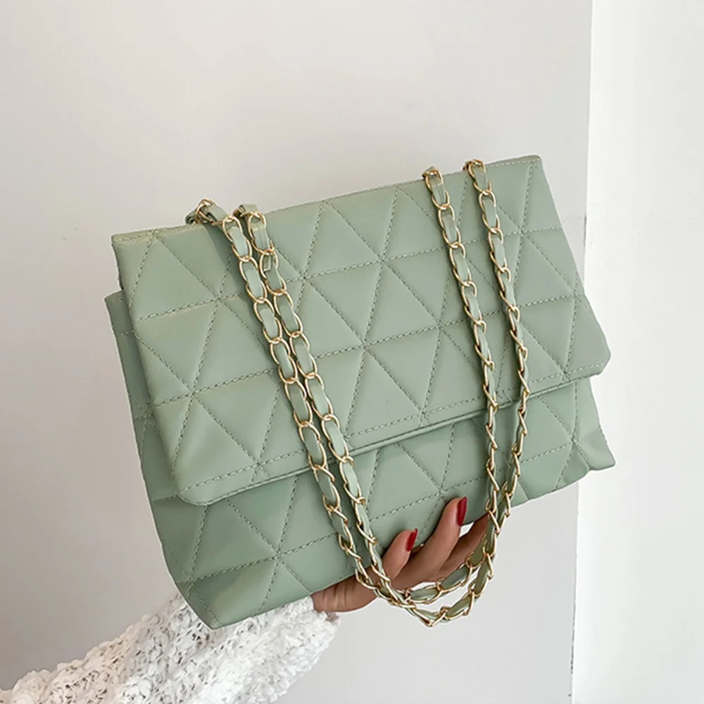 Rhomb Chain Women Shoulder Bags New Fashion Crossbody Bags Pu Leather Handbags Elegant High Quality Luxury Brand Bags 
Rhomb Chain Women Shoulder Bags New Fashion Crossbody Bags Pu Leather Handbags Elegant High Quality Luxury Brand Bags