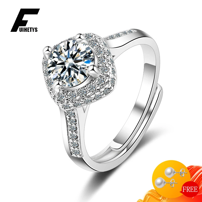 Trendy Charm Rings for Women Silver 925 Jewelry Accessories with Zircon Gemstones Open Finger Ring Wedding Engagement Party Gift
Trendy Charm Rings for Women Silver 925 Jewelry Accessories with Zircon Gemstones Open Finger Ring Wedding Engagement Party Gift