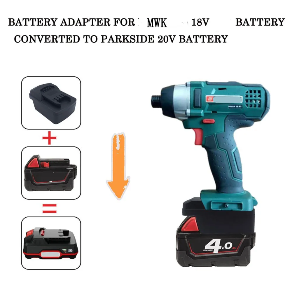 1pc Battery Adapter Converter For Milwaukee Li-Ion Battery 48-11-1828 48-11-181548-11-1840 48-11-1850 48-11-1860 48-11-1890
1pc Battery Adapter Converter For Milwaukee Li-Ion Battery 48-11-1828 48-11-181548-11-1840 48-11-1850 48-11-1860 48-11-1890