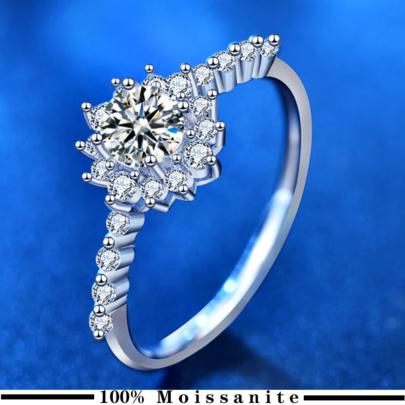 Женское Обручальное кольцо из серебра 0,5 пробы, с муассанитом
Женское Обручальное кольцо из серебра 0,5 пробы, с муассанитом