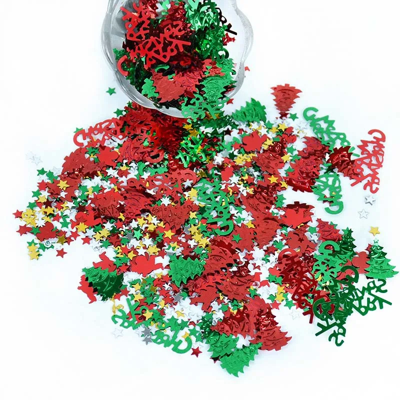 30g Merry Christmas Glitter Confetti Christmas Tree Snowflake Snowman Xmas Party Decoration for Home Navidad 2022 New Year
30g Merry Christmas Glitter Confetti Christmas Tree Snowflake Snowman Xmas Party Decoration for Home Navidad 2022 New Year