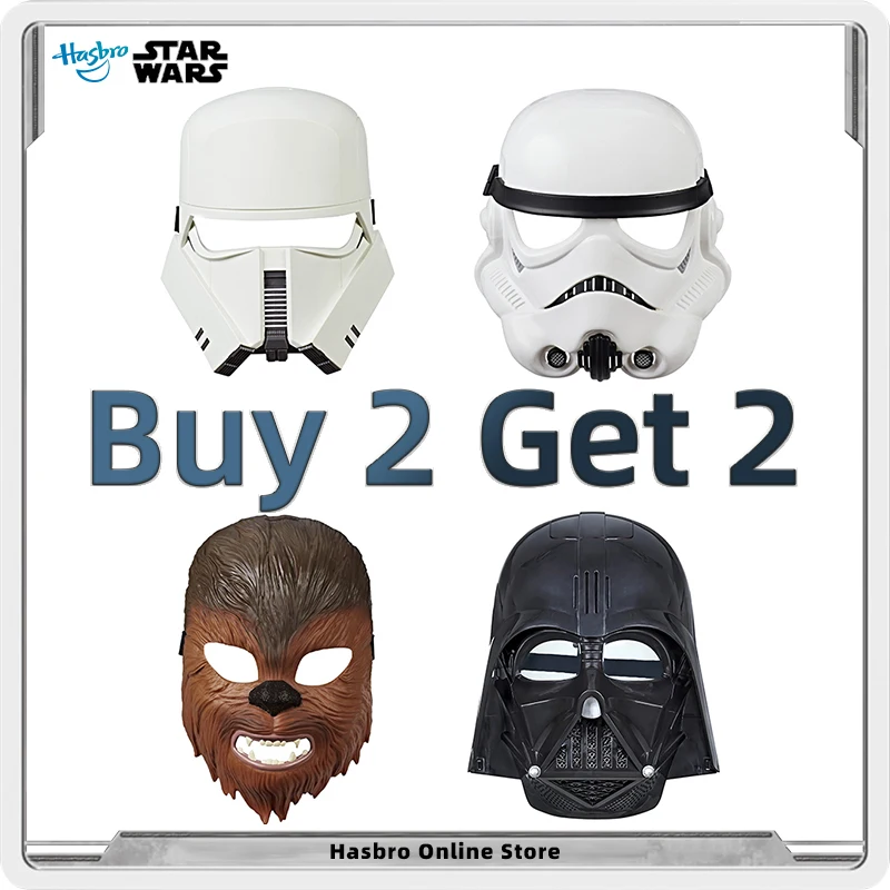 Hasbro Star Wars SALE Buy 2 Get 2 Mask Halloween Cosplay Darth Vader/Chewbacca/White Ice/Rangers Helmet for Kids Children Gift
Hasbro Star Wars SALE Buy 2 Get 2 Mask Halloween Cosplay Darth Vader/Chewbacca/White Ice/Rangers Helmet for Kids Children Gift