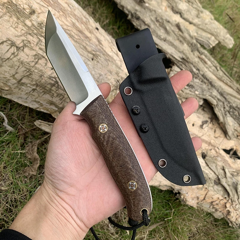 Hot Handmade D2 Steel fixed Knife Hight Hardness Satin Multifuntion EDC Folding Knife Micarta Collection Knives
Hot Handmade D2 Steel fixed Knife Hight Hardness Satin Multifuntion EDC Folding Knife Micarta Collection Knives