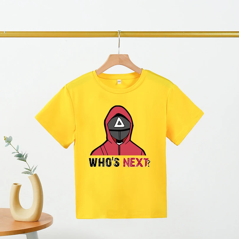 Squid Game Kids Print 2022 Spring Summer Children's Short Sleeve Sweatshirt Boy Girl T-shirt O-neck Top Cotton Tees 4-14 Years
Squid Game Kids Print 2022 Spring Summer Children's Short Sleeve Sweatshirt Boy Girl T-shirt O-neck Top Cotton Tees 4-14 Years