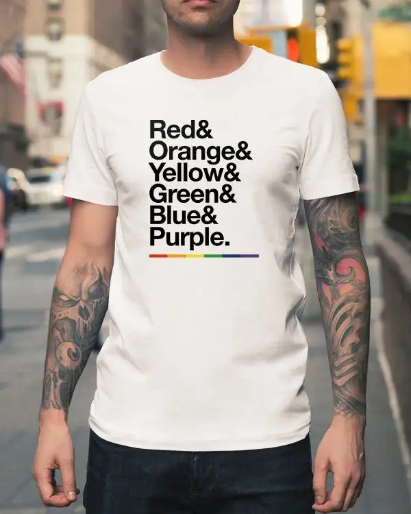 Fashion Cotton T-Shirt LGBT Gay Lesbian Homosexuality Unisex Grey White Black Tee
Fashion Cotton T-Shirt LGBT Gay Lesbian Homosexuality Unisex Grey White Black Tee