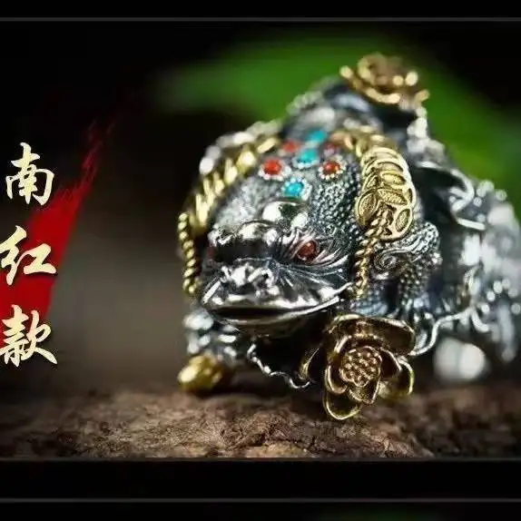 Opening Ring Golden Toad Ring Male and Female Dominant Personality Fashion Ring Retro Opening Ring Gift
Opening Ring Golden Toad Ring Male and Female Dominant Personality Fashion Ring Retro Opening Ring Gift