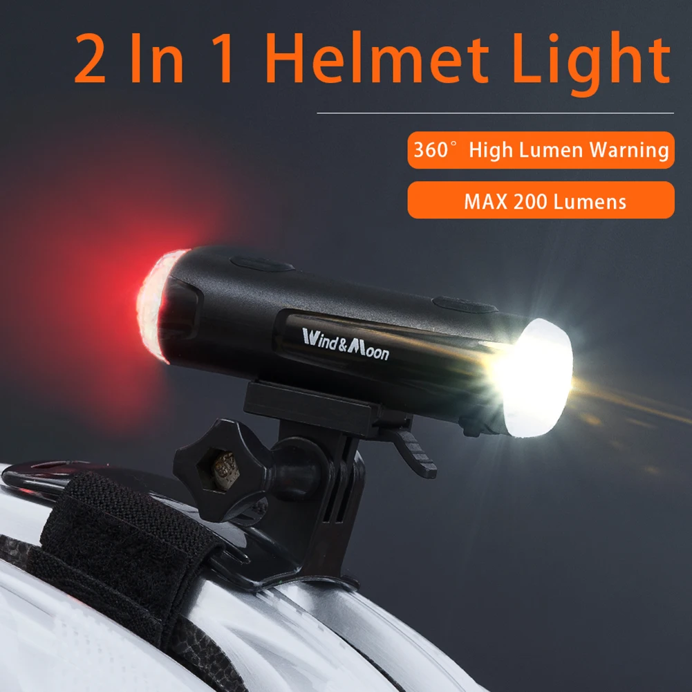 Bike Helmet Light Flashlight Cycling Accessories 2 in 1 Front And Rear Light USB Rechargeable Waterproof For Safe Driving Night
Bike Helmet Light Flashlight Cycling Accessories 2 in 1 Front And Rear Light USB Rechargeable Waterproof For Safe Driving Night