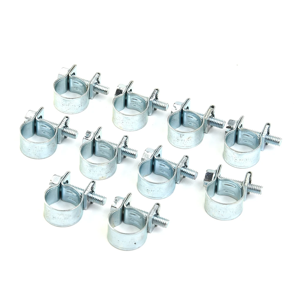 Mini Hose Clips Kit 10 Pcs Carbon Steel Nut And Bolt Fuel Line Clamps Petrol Pipe Diesel Air Small Clamp 11-13mm/13-15mm
Mini Hose Clips Kit 10 Pcs Carbon Steel Nut And Bolt Fuel Line Clamps Petrol Pipe Diesel Air Small Clamp 11-13mm/13-15mm