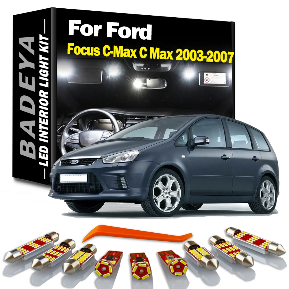 BADEYA 16Pcs Canbus LED Interior Map Dome Light Kit For Ford Focus C-Max C Max 2003-2005 2006 2007 Vehicle Lamp Car Led Bulbs
BADEYA 16Pcs Canbus LED Interior Map Dome Light Kit For Ford Focus C-Max C Max 2003-2005 2006 2007 Vehicle Lamp Car Led Bulbs