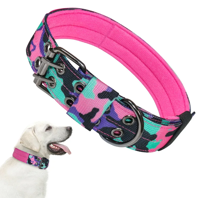Nylon Tactical Adjustable Pet Supplies Dog Collar Fashion Printed Comfortable Dog Walking Solid Pet Accessories Large Dog Collar
Nylon Tactical Adjustable Pet Supplies Dog Collar Fashion Printed Comfortable Dog Walking Solid Pet Accessories Large Dog Collar
