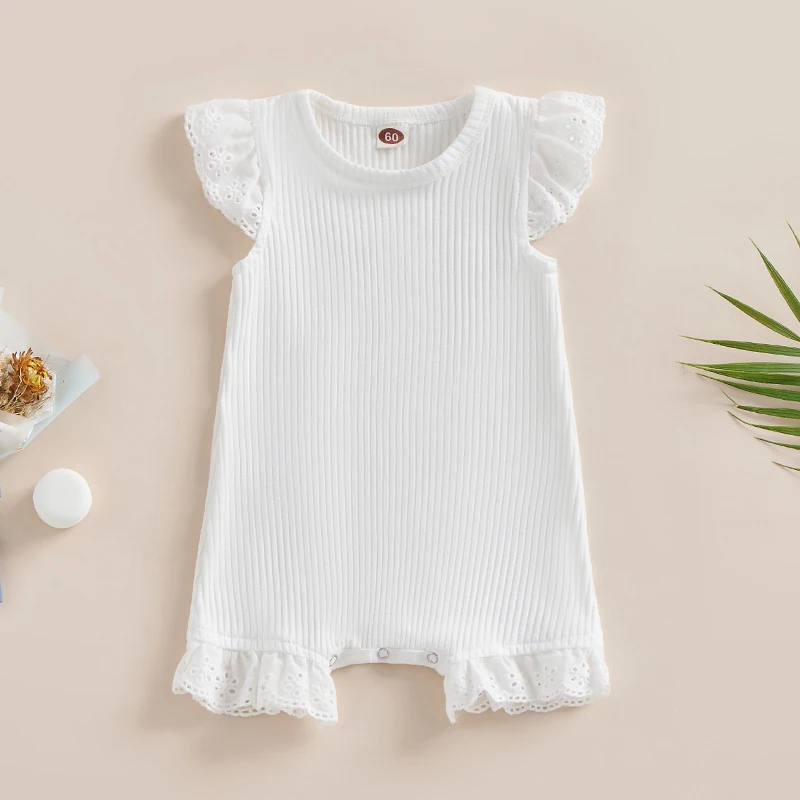 EWODOS Newborn Baby Girls Cute Romper Summer Lace Fly Sleeve Round Neck Buttons Casual Street Short Jumpsuit Outfits Clothes
EWODOS Newborn Baby Girls Cute Romper Summer Lace Fly Sleeve Round Neck Buttons Casual Street Short Jumpsuit Outfits Clothes