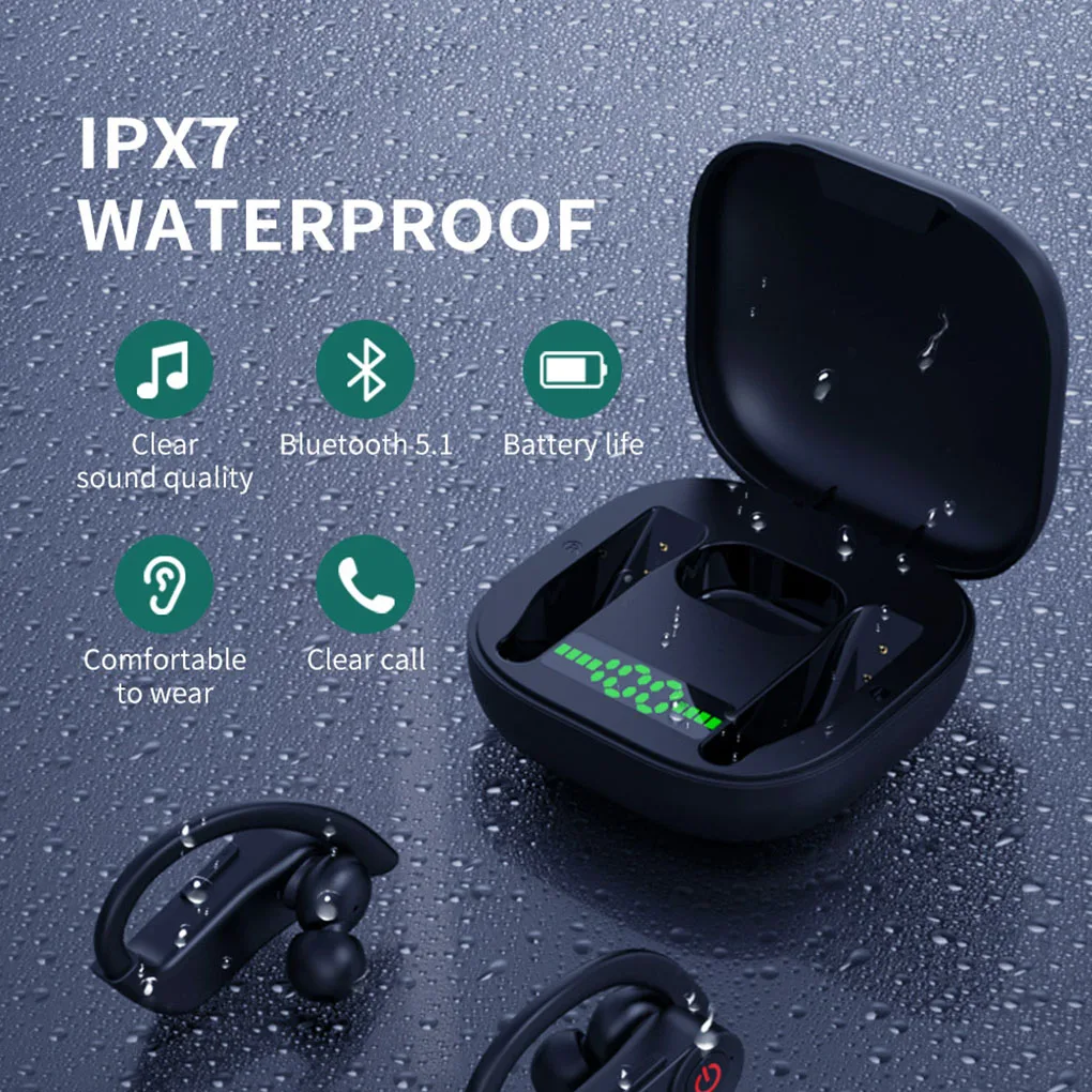 Беспроводные Bluetooth-наушники; Стереонаушники; Спортивные наушники; Автоматическое Сопряжение; IPX4; Водонепроницаемые; С микрофоном; Гарнитур...
Беспроводные Bluetooth-наушники; Стереонаушники; Спортивные наушники; Автоматическое Сопряжение; IPX4; Водонепроницаемые; С микрофоном; Гарнитур...