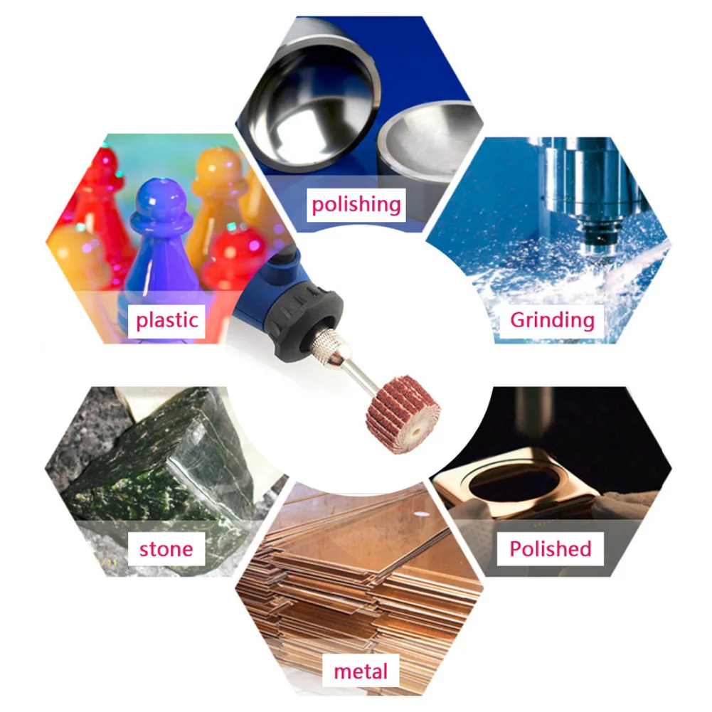 10pcs Flap Wheel With Tool Mandrel For Grinding Polishing Sanding Flap Disc Flap Wheel Rotary Tool Mini Drill
10pcs Flap Wheel With Tool Mandrel For Grinding Polishing Sanding Flap Disc Flap Wheel Rotary Tool Mini Drill