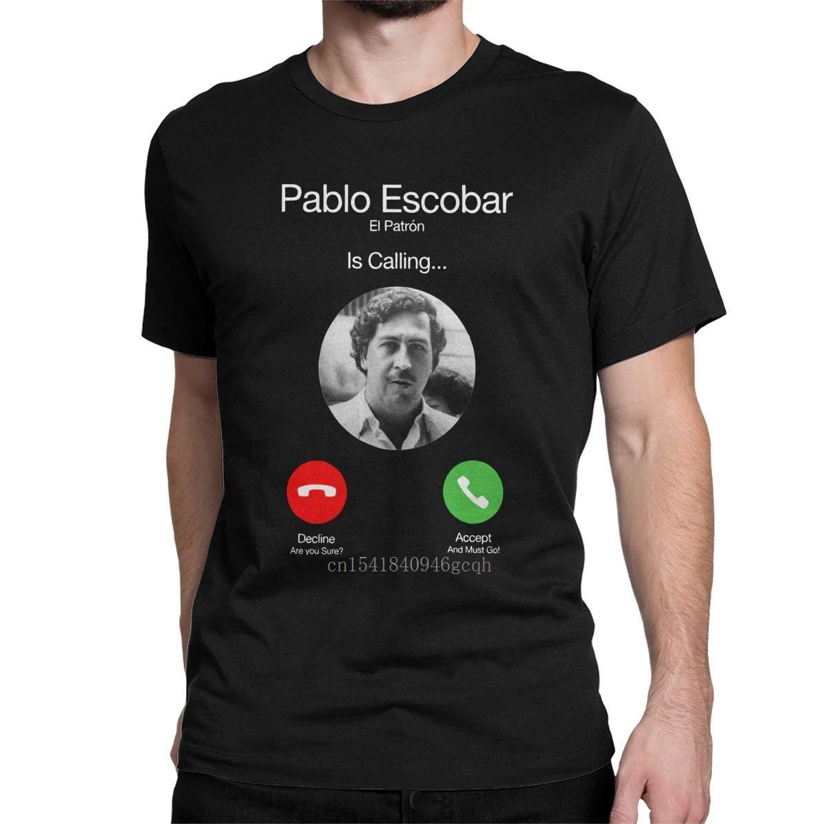 Pablo Escobar Calling Men's T Shirts Men Drugs Casual Tees Short Sleeve Round Neck T-Shirts 100% Cotton Graphic Clothes
Pablo Escobar Calling Men's T Shirts Men Drugs Casual Tees Short Sleeve Round Neck T-Shirts 100% Cotton Graphic Clothes