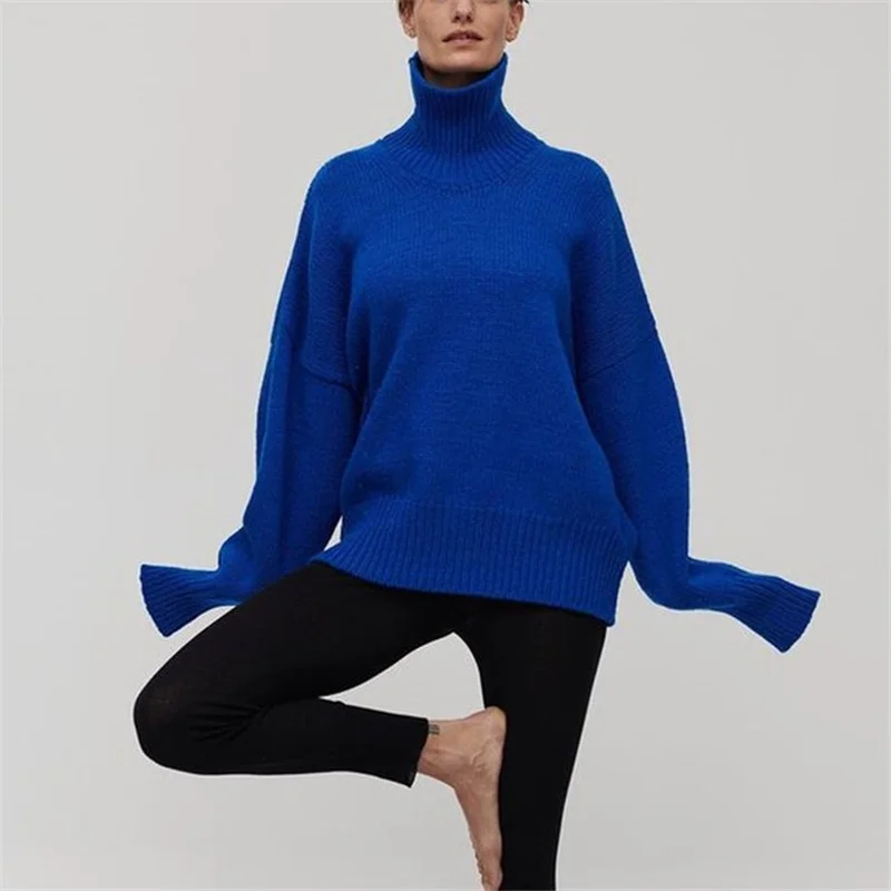 High-neck Thickened Autumn and Winter Sweater Women New 2022 Long-sleeved Knitted Pullover Top Casual Solid Color Sweater Women
High-neck Thickened Autumn and Winter Sweater Women New 2022 Long-sleeved Knitted Pullover Top Casual Solid Color Sweater Women