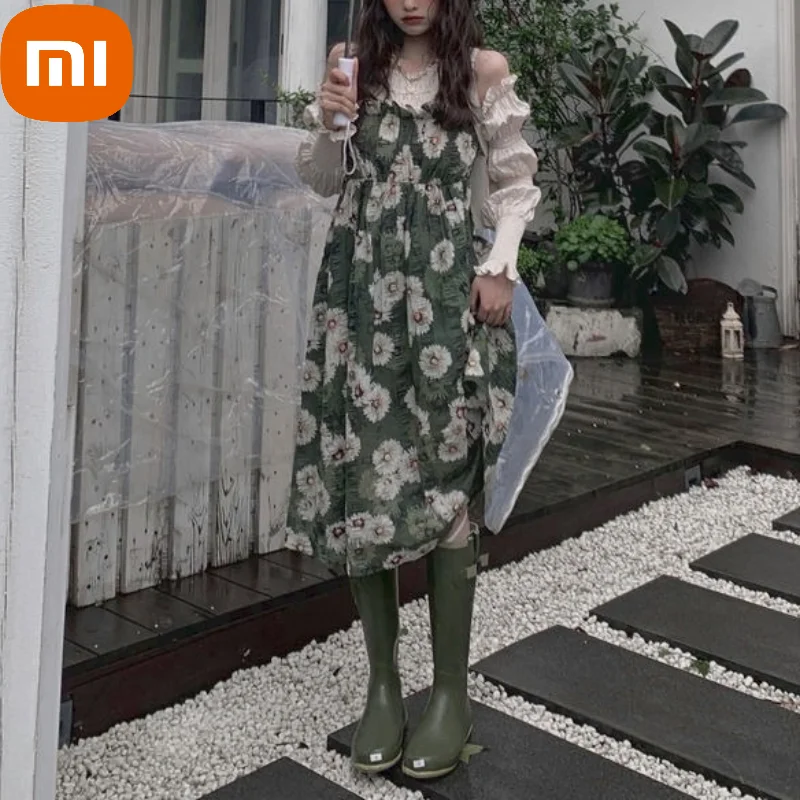 Xiaomi Princess Floral Dress Women Korean Patchwork Puff Sleeve Elegant Sweet Dress Female High Waist Party Outing Casual Dress
Xiaomi Princess Floral Dress Women Korean Patchwork Puff Sleeve Elegant Sweet Dress Female High Waist Party Outing Casual Dress