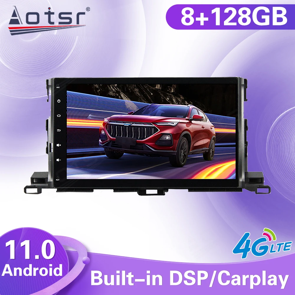 Android 11 Car Radio Auto Audio Multimedia Player Stereo For Toyota Highlander 2015 2016 2017 2018 GPS Navi Autoradio Head Unit
Android 11 Car Radio Auto Audio Multimedia Player Stereo For Toyota Highlander 2015 2016 2017 2018 GPS Navi Autoradio Head Unit