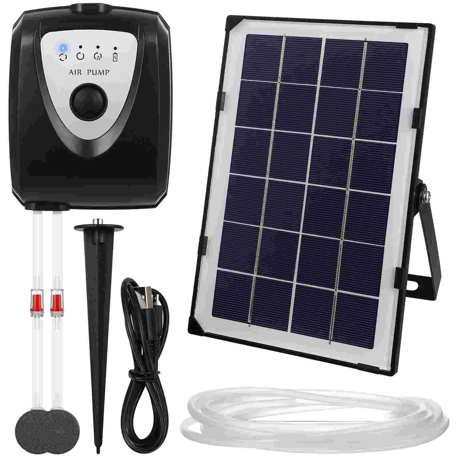 Aquarium Air Pump Set Solar Air Pump Aquarium and Air Bubble Stones for Fish Tank
Aquarium Air Pump Set Solar Air Pump Aquarium and Air Bubble Stones for Fish Tank