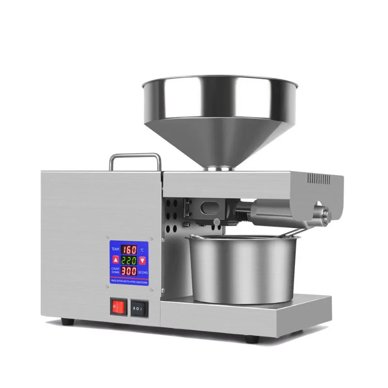 Home Automatic Oil Press Machine Commercial Extractor Expeller Cold Sesame Canola Sunflower Seeds Peanuts Llinseed Maker
Home Automatic Oil Press Machine Commercial Extractor Expeller Cold Sesame Canola Sunflower Seeds Peanuts Llinseed Maker