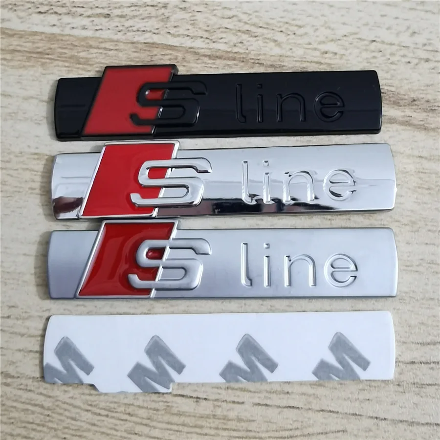 S Line Logo Sticker Metal Alloy Car Badge SLine Emblem Racing For Audi A3 A4 A5 A6 S7 A8 S3 S4 S5 S6 S7 S8 Q3 Q5 Q7 RS3 RS4 RS5
S Line Logo Sticker Metal Alloy Car Badge SLine Emblem Racing For Audi A3 A4 A5 A6 S7 A8 S3 S4 S5 S6 S7 S8 Q3 Q5 Q7 RS3 RS4 RS5