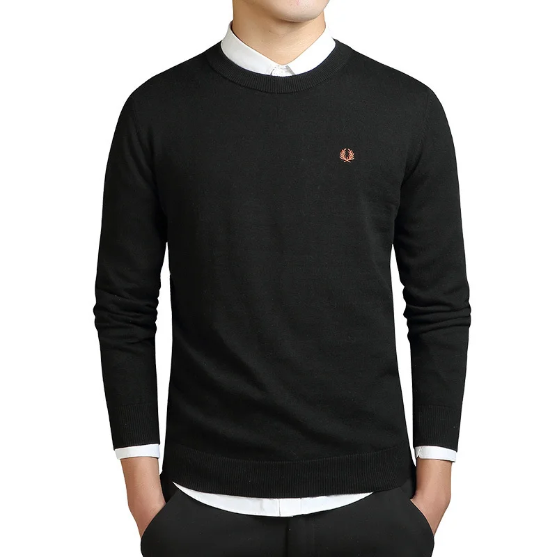 Men Winter Fall Clothes Long Sleeves Sweater Pullover Korean Fashion Solid O-Neck Knitted Clothing Wool Clause Streetwear
Men Winter Fall Clothes Long Sleeves Sweater Pullover Korean Fashion Solid O-Neck Knitted Clothing Wool Clause Streetwear