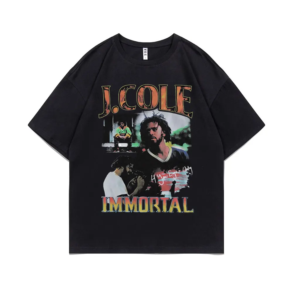 Rapper J Cole Immortal Portrait Graphic T-shirts Men's Fashion Harajuku T Shirt Streetwear Men Women Hip Hop Oversized Tshirt
Rapper J Cole Immortal Portrait Graphic T-shirts Men's Fashion Harajuku T Shirt Streetwear Men Women Hip Hop Oversized Tshirt