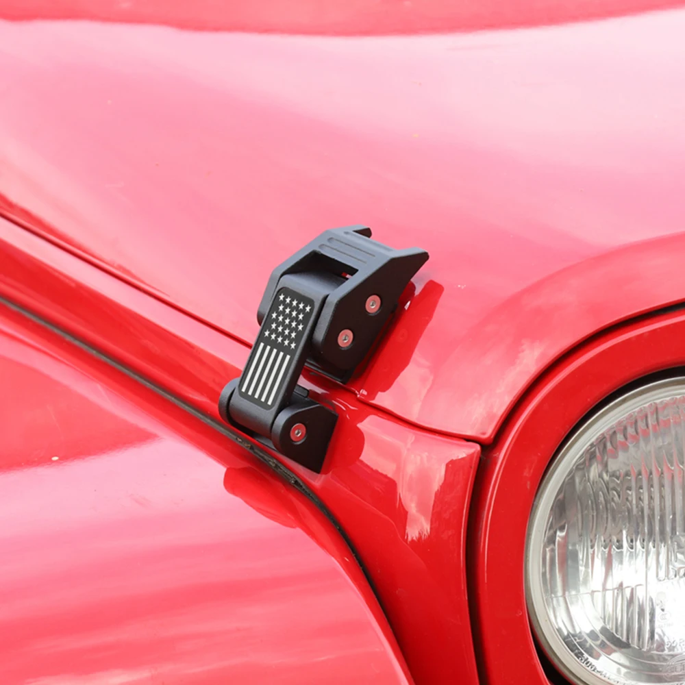 Car Hood Latches Locking Hood Catch Kit for Jeep Wrangler JK 2007-2017 2/4Doors Car Accessories Black American Flag Aluminum
Car Hood Latches Locking Hood Catch Kit for Jeep Wrangler JK 2007-2017 2/4Doors Car Accessories Black American Flag Aluminum