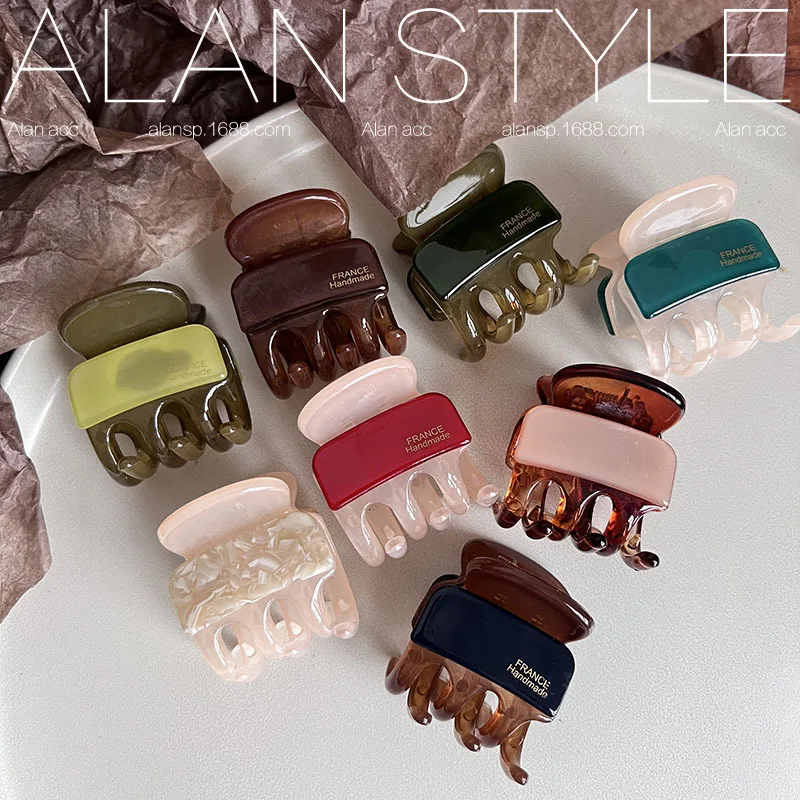 Mini Acetate Hair Claws Clips for Women Girls Barrette Crab New Square Claw INS Hairpins Headwear for Girl Hair Accessories
Mini Acetate Hair Claws Clips for Women Girls Barrette Crab New Square Claw INS Hairpins Headwear for Girl Hair Accessories