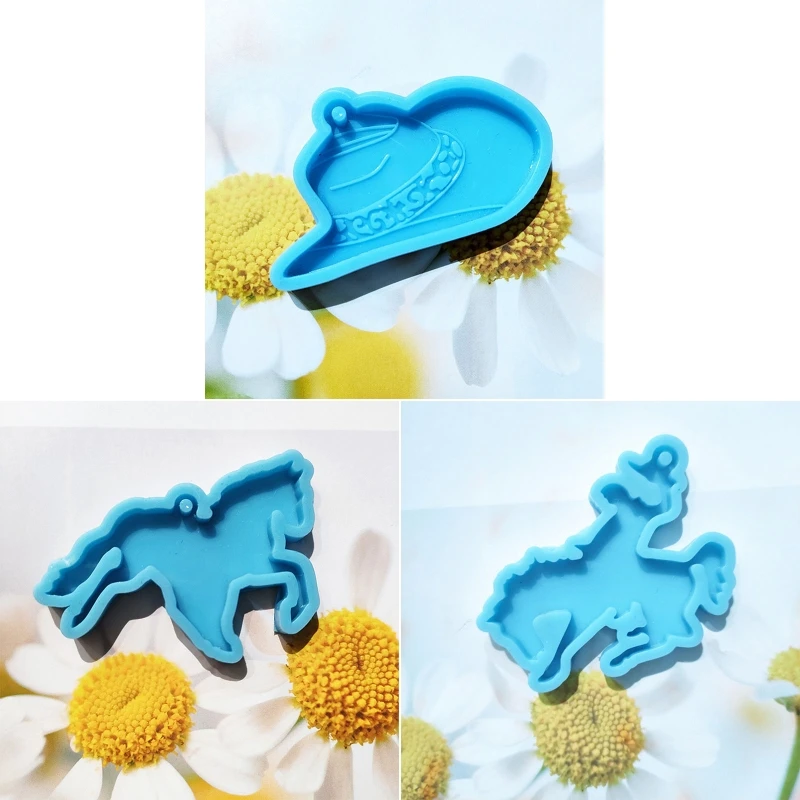 1 Pc DIY Horse Riding Cowboy Hat Silicone Epoxy Mold DIY Keychain Pendant Jewelry Crafting Mould for Valentine Love Gift
1 Pc DIY Horse Riding Cowboy Hat Silicone Epoxy Mold DIY Keychain Pendant Jewelry Crafting Mould for Valentine Love Gift