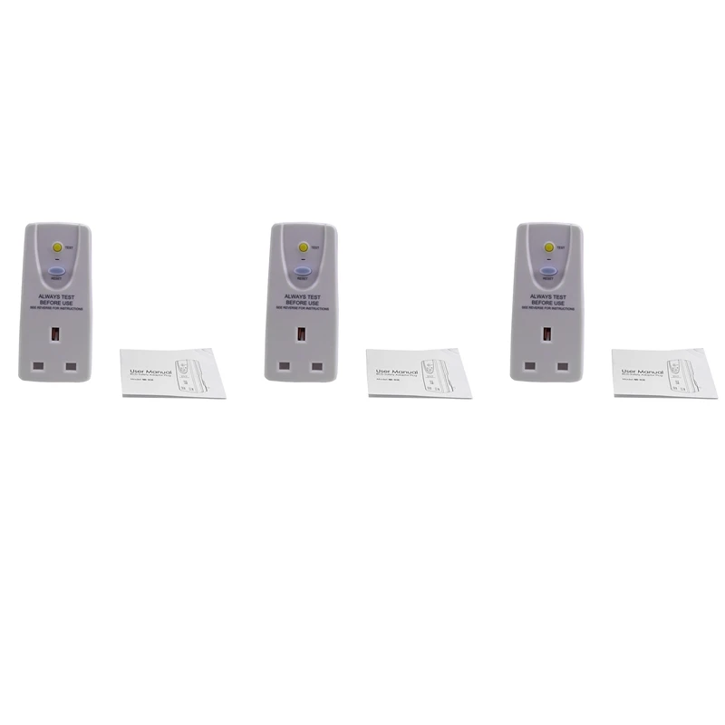 3X Uk Plug 13A Gfci Leakage Protection Plug Rcd Socket Home Circuit Breaker Cutout Power Trip Switch- Uk Plug
3X Uk Plug 13A Gfci Leakage Protection Plug Rcd Socket Home Circuit Breaker Cutout Power Trip Switch- Uk Plug