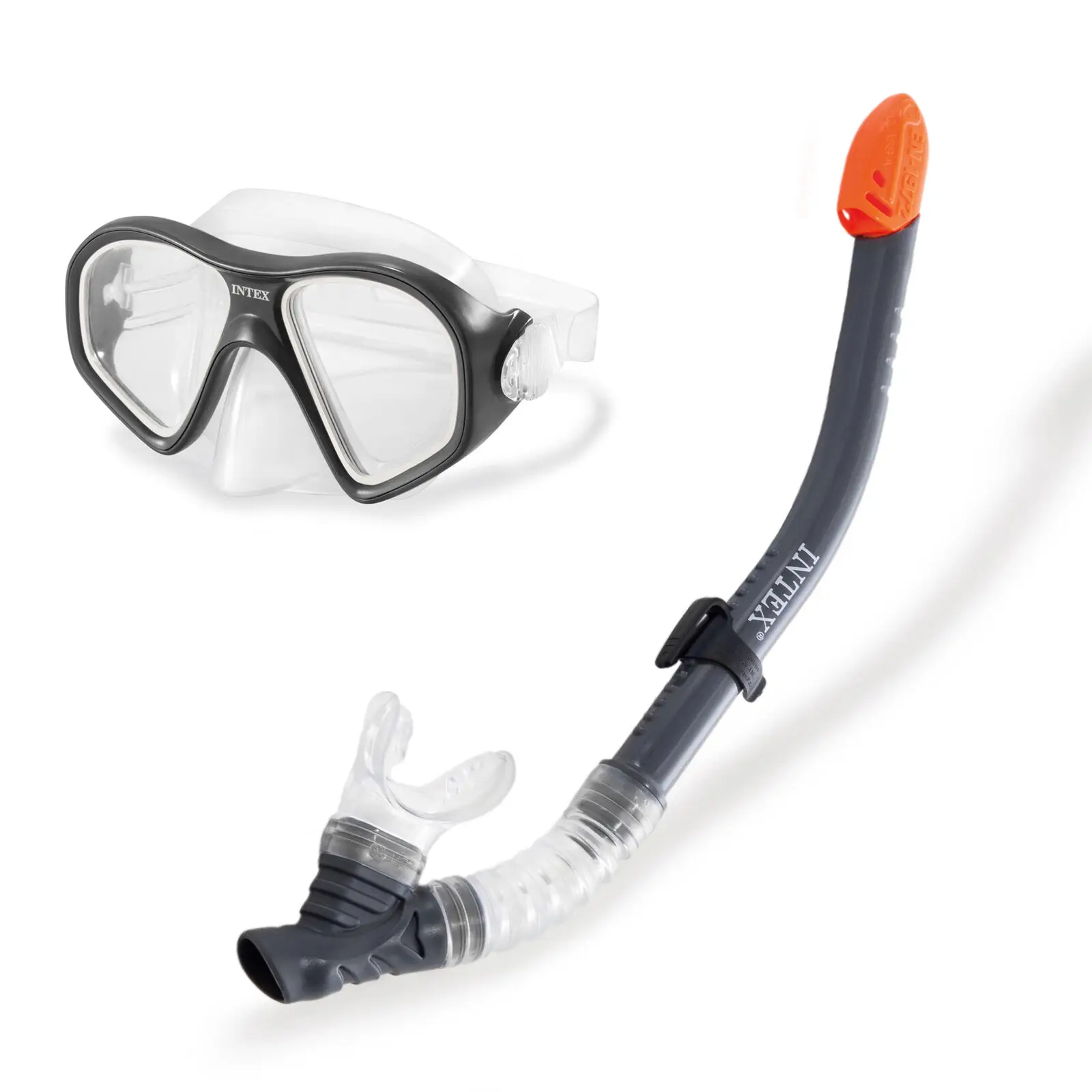 

Intex 55648 Reef Rider Snorkel Mask Swim Set Swimming Pool Goggles Snorkeling