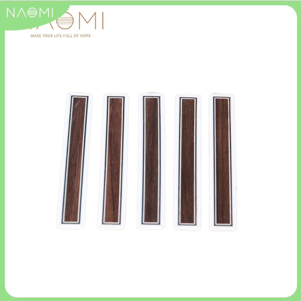 NAOMI 5 PCS Classical Guitar Bridge Tie Blocks Inlay Tie Blocks PVC Inlay Maple PVC Frame Series Guitar Parts Accessories NA-30
NAOMI 5 PCS Classical Guitar Bridge Tie Blocks Inlay Tie Blocks PVC Inlay Maple PVC Frame Series Guitar Parts Accessories NA-30