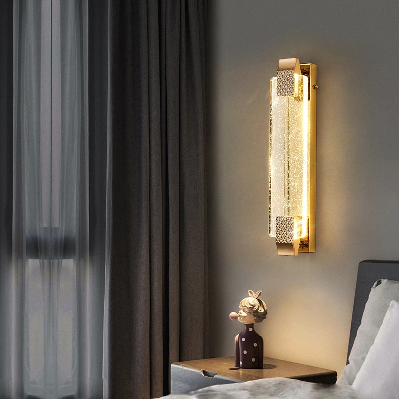 Modern Luxury Crystal Wall Lamp Living Room TV Background Wall Dining Room Bedroom Bedside Lamp Creative LED Decorative Lamp
Modern Luxury Crystal Wall Lamp Living Room TV Background Wall Dining Room Bedroom Bedside Lamp Creative LED Decorative Lamp