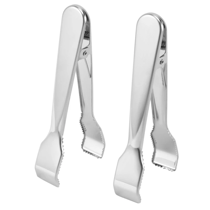 2 Pcs Stainless Steel Ice Tongs With Sawteeth For Ice Bucket Ice Sugar Cubes Coffee Bar Food Serving
2 Pcs Stainless Steel Ice Tongs With Sawteeth For Ice Bucket Ice Sugar Cubes Coffee Bar Food Serving