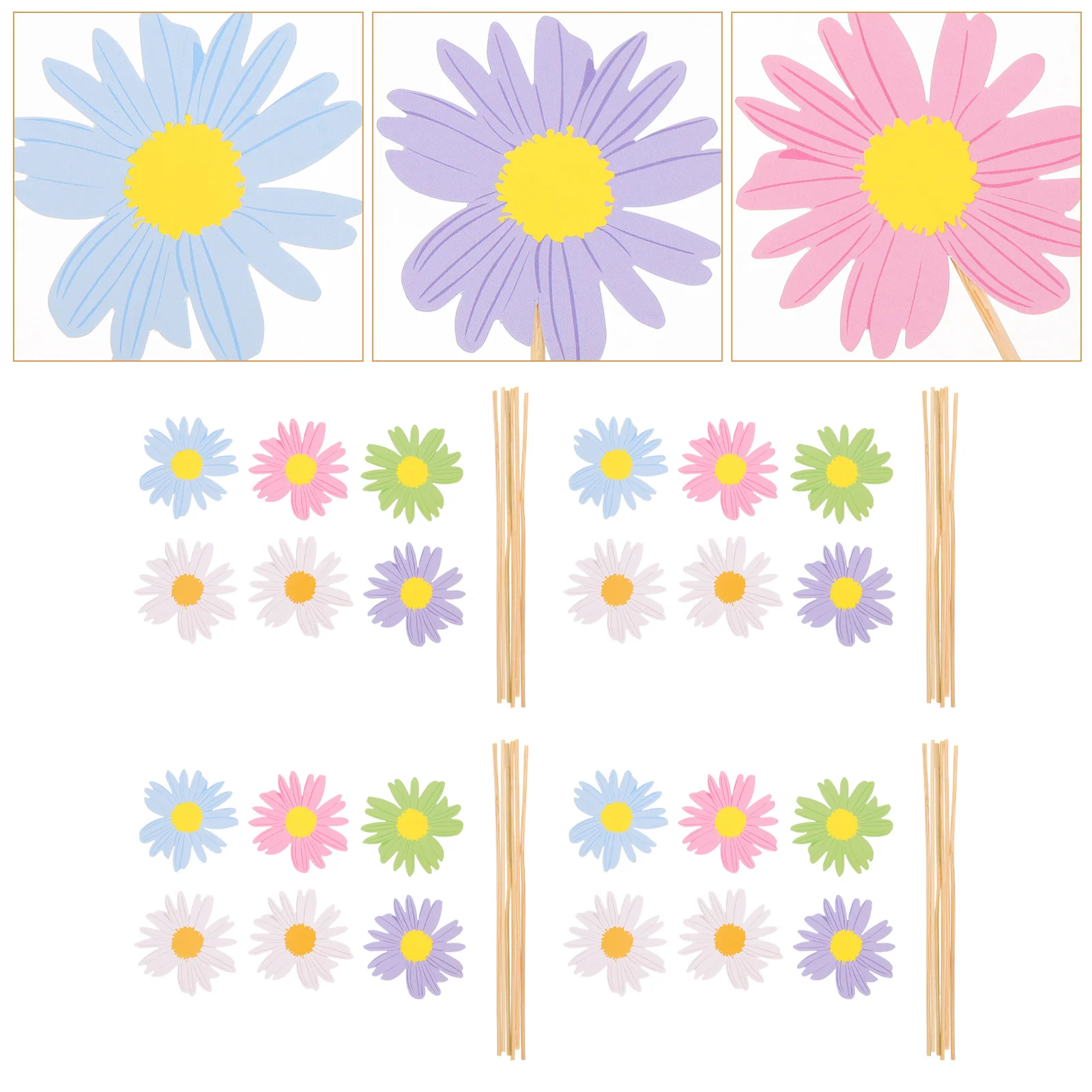 Picks Daisy Cake Cupcake Decor Flower Party Topper Dessert Appetizer Spring Birthdayfruit Cocktail Summer Shaped Sticks
Picks Daisy Cake Cupcake Decor Flower Party Topper Dessert Appetizer Spring Birthdayfruit Cocktail Summer Shaped Sticks