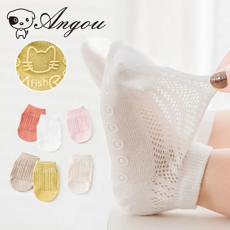Angou 2022 New Infant Baby Girls Socks Kids Boy Girl Solid Color Sock Baby Mesh Non-Slip Floor Socks Newborn Cartoon Socks
Angou 2022 New Infant Baby Girls Socks Kids Boy Girl Solid Color Sock Baby Mesh Non-Slip Floor Socks Newborn Cartoon Socks